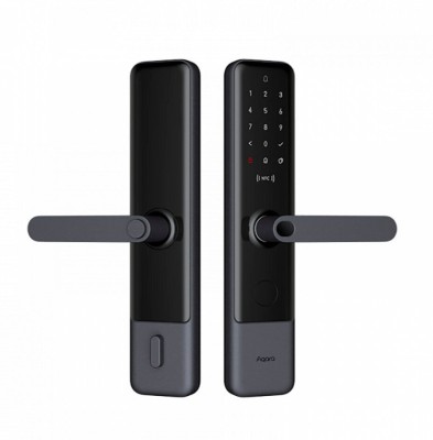 Умный дверной замок Aqara Smart Door Lock N200 Умный дверной замок Aqara Smart Door Lock N200 оснащен сертифицированными системами безопасности. Умный замок имеет семь методов разблокировки: отпечаток пальца, пароль, временный пароль, NFC, механический ключ, Mijia APP и HomeKit. Полупроводниковый сканер отпечатка пальца работает на сверхскорости. Быстрое и точное 3D-распознавание определяет владельца отпечатка, даже если слой кожи был поврежден. Полупроводниковый сканер отпечатка пальца работает на сверхскорости. Быстрое и точное 3D-распознавание определяет владельца отпечатка, даже если слой кожи был поврежден.  Питается от 8 батареек типа АА. Эффективная система энергосбережения позволяет использовать замок в течение 18 месяцев без смены батареек. При аварийной ситуации замок можно подключить к источнику питания через USB Туре-С.  Механическим ключом можно открыть замок если разрядился аккумулятор.