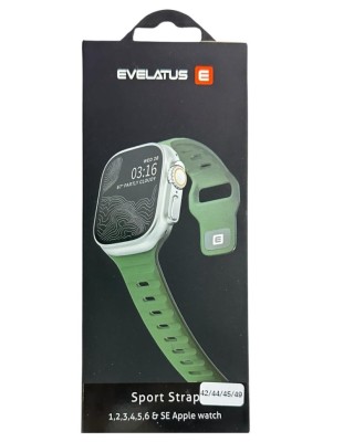 Сменный браслет Evelatus для Apple Watch 42-44-45-49mm зелёный Сменный браслет Evelatus для Apple Watch 42-44-45-49mm - популярный вариант среди пользователей Apple Watch. Ремешок Evelatus совместим с моделями Apple Watch диаметром 42-44-45-49mm. Материал: ремешок изготовлен из высококачественного силикона, мягкого, гибкого и удобного в ношении. Дизайн: Ремешок имеет элегантный минималистичный дизайн и гладкую матовую поверхность. Быстросъемный механизм позволяет легко переключаться между ремнями.
Противоаллергенный и гипоаллергенный материал.
Дышащая конструкция помогает сохранять запястье прохладным и сухим. Легко чистить и обслуживать. Он идеально подходит для повседневного ношения и его можно легко заменить на другие ремешки, соответствующие вашему настроению или наряду.