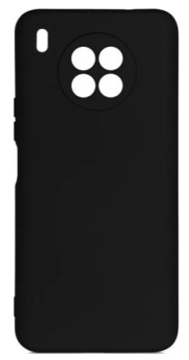 Накладка для Huawei Honor 50 Lite/Nova 8i Silicone cover без логотипа чёрная Накладка для Huawei Honor 50 Lite/Nova 8i Silicone cover без логотипа чёрная