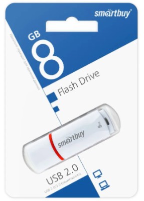 USB флеш накопитель Smartbuy 8GB Crown White (SB8GBCRW-W) USB флеш накопитель Smartbuy 8GB Crown White (SB8GBCRW-W)