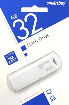 3.1 USB флеш накопитель SmartBuy 32GB CLUE White (SB32GBCLU-W3) 3.1 USB флеш накопитель SmartBuy 32GB CLUE White (SB32GBCLU-W3)
