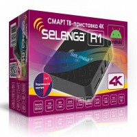 ТВ-приставка 4K для приема цифрового телевидения Selenga R1