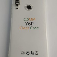 Чехол-накладка силикон 2.0мм Huawei Y6P прозрачный