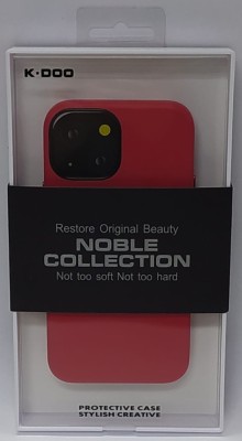 Накладка для i-Phone 13 Mini K-Doo Noble кожаная красная Накладка для i-Phone 13 Mini K-Doo Noble кожаная красная