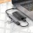 Кабель-переходник Hoco HB26 USB на 3USB2.0/1USB3.0 серый
