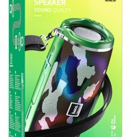 Bluetooth колонка Hoco HC12 BT5.0/2400mAh/4ч/10Вт/TF/FM/USB/AUX хаки