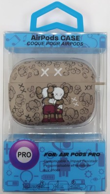Силиконовый светящийся в темноте чехол для AirPods Pro Luxo Kaws рисунок №47 Силиконовый светящийся в темноте чехол для AirPods Pro Luxo Kaws рисунок №47