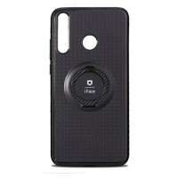 Чехол-накладка для Huawei Honor Y6P силикон iface с держателем чёрный
