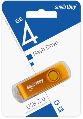 USB флеш накопитель SmartBuy 004GB Twist Yellow (SB004GB2TWY) USB флеш накопитель SmartBuy 004GB Twist Yellow (SB004GB2TWY)