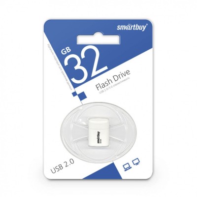 USB флеш накопитель Smartbuy 32GB Lara White (SB32GBLARA-W) USB флеш накопитель Smartbuy 32GB Lara White (SB32GBLARA-W)