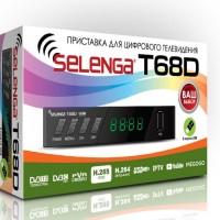 ТВ-приставка для приема цифрового телевидения Selenga T68D