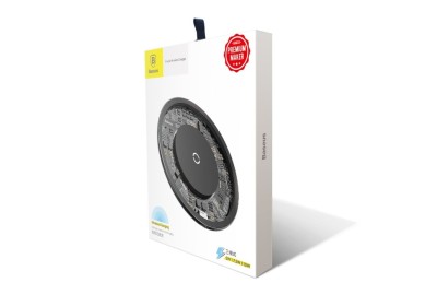 Беспроводное зарядное устройство Baseus Simple Wireless Charger CCALL-AJK01 чёрно-прозрачный Беспроводное зарядное устройство Baseus Simple Wireless Charger CCALL-AJK01 чёрно-прозрачный