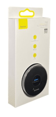 USB хаб Baseus Round Box 1USB 3.0/3USB 2.0 (CAHUB-U01) черный USB хаб Baseus Round Box 1USB 3.0/3USB 2.0 (CAHUB-U01) черный