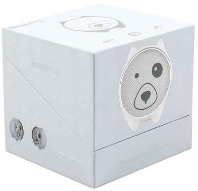 Bluetooth колонка Baseus Dogz E06 IP55 V5.0 (NGE06-02) белая Bluetooth колонка Baseus Dogz E06 IP55 V5.0 (NGE06-02) белая