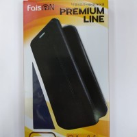 Чехол-книжка для i-Phone 13 Pro Faison CA11 кожаная боковая синяя