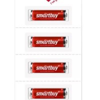 Батарейка алкалиновая Smartbuy LR6/5B strip (60/600)  SBBA-2A05B