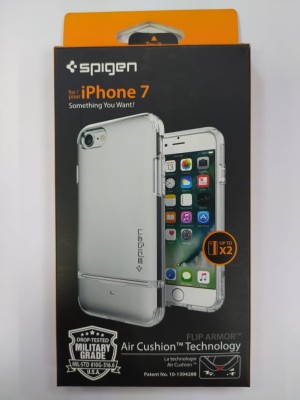 Чехол Spigen для i-Phone 7 Flip Armor , серебристый (042CS20820) Чехол Spigen для i-Phone 7 Flip Armor , серебристый (042CS20820)