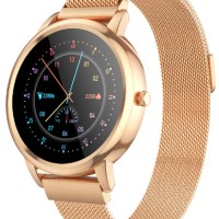Смарт-часы Hoco Y8 Smart Watch 1.28"/240х240/220mAh/72ч/BT5.0 золотые