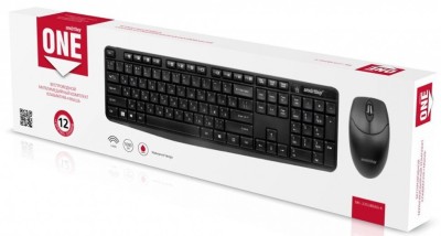 Беспроводной комплект клавиатура+мышь Smartbuy ONE 235380AG черный (SBC-235380AG-K) Беспроводной комплект клавиатура+мышь Smartbuy ONE 235380AG черный (SBC-235380AG-K)