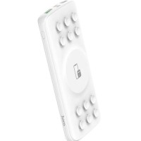 Powerbank с беспроводной зарядкой Hoco J56 10000mAh 2USB+1Type-C 3A белый