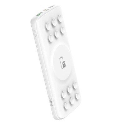 Powerbank с беспроводной зарядкой Hoco J56 10000mAh 2USB+1Type-C 3A белый Powerbank с беспроводной зарядкой Hoco J56 10000mAh 2USB+1Type-C 3A белый