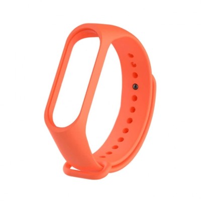 Ремешок для Xiaomi Mi Band 3/4 силиконовый оранжевый Ремешок для Xiaomi Mi Band 3/4 силиконовый оранжевый