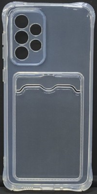 Чехол-накладка силикон с карманом под карту Samsung A73 5G прозрачная Чехол-накладка силикон с карманом под карту Samsung A73 5G прозрачная