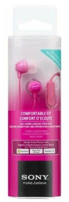 Стереонаушники Sony MDR-EX15AP с микрофоном розовые (High Copy) Стереонаушники Sony MDR-EX15AP с микрофоном розовые (High Copy)