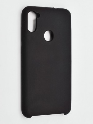 Накладка для Samsung Galaxy A11 Silicone cover черная Накладка для Samsung Galaxy A11 Silicone cover черная