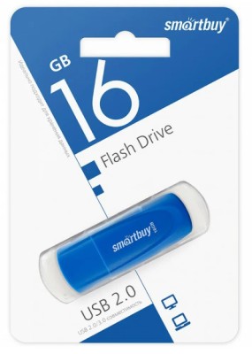 USB флеш накопитель Smartbuy 16GB Scout (SB016GB2SCB) синий USB флеш накопитель Smartbuy 16GB Scout (SB016GB2SCB) синий