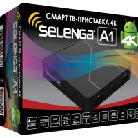 ТВ-приставка 4K для приема цифрового телевидения Selenga A1