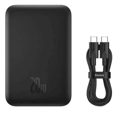 Powerbank с беспроводной зарядкой Baseus Magnetic Wireless 10000mAh 20W (PPCX030001) чёрный Powerbank с беспроводной зарядкой Baseus Magnetic Wireless 10000mAh 20W (PPCX030002) белый