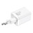 Зарядный блок для смартфонов Baseus Super Si Quick Charger 2 порта 1USB/1C 30W EU, белое