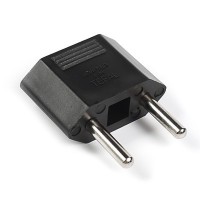 Переходник 2 pin плоский на 2 круглый черный