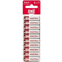 Батарейка алкалиновая Smartbuy ONE LR03/10B (300/600)  (SOBA-3A10B-Eco)