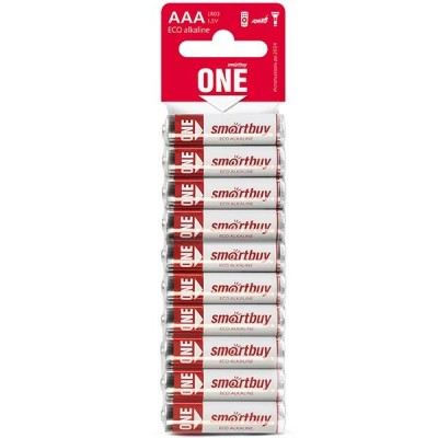 Батарейка алкалиновая Smartbuy ONE LR03/10B (300/600)  (SOBA-3A10B-Eco) Батарейка алкалиновая Smartbuy ONE LR03/10B (300/600)  (SOBA-3A10B-Eco)