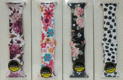 Сменный браслет силиконовый для Apple Watch 42-44mm с рисунками в ассортименте Сменный браслет силиконовый для Apple Watch 42-44mm с рисунками в ассортименте