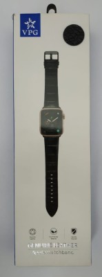 Сменный браслет кожанный для Apple Watch 38-40mm black Сменный браслет кожанный для Apple Watch 38-40mm black