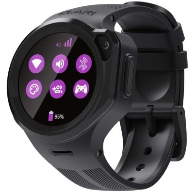 Детские часы Elari KidPhone 4GR (KP-4GR) черные Детские часы Elari KidPhone 4GR (KP-4GR) черные