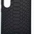 Накладка для Samsung Galaxy S24 Plus Santa Barbara под кожу чёрная