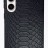 Накладка для Samsung Galaxy S24 Plus Santa Barbara под кожу чёрная