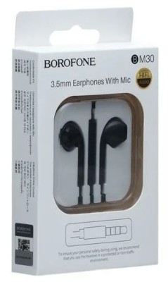Наушники с микрофоном Borofone BM30 1.2м черные Наушники с микрофоном Borofone BM30 1.2м черные