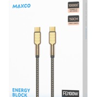 Usb Кабель-зарядка Type-C на Type-C Maxco MTC-P01CC 100W 1.5м золотой