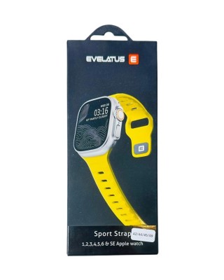 Сменный браслет Evelatus для Apple Watch 42-44-45-49mm жёлтый Сменный браслет Evelatus для Apple Watch 42-44-45-49mm - популярный вариант среди пользователей Apple Watch. Ремешок Evelatus совместим с моделями Apple Watch диаметром 42-44-45-49mm. Материал: ремешок изготовлен из высококачественного силикона, мягкого, гибкого и удобного в ношении. Дизайн: Ремешок имеет элегантный минималистичный дизайн и гладкую матовую поверхность. Быстросъемный механизм позволяет легко переключаться между ремнями.
Противоаллергенный и гипоаллергенный материал.
Дышащая конструкция помогает сохранять запястье прохладным и сухим. Легко чистить и обслуживать. Он идеально подходит для повседневного ношения и его можно легко заменить на другие ремешки, соответствующие вашему настроению или наряду.