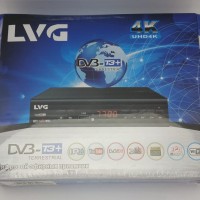 ТВ-приставка для приема цифрового телевидения LVG D-7700 DV3-T3+ черная