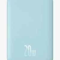 Powerbank с беспроводной зарядкой Baseus Magnetic Wireless 10000mAh 20W (PPCX030003) голубой