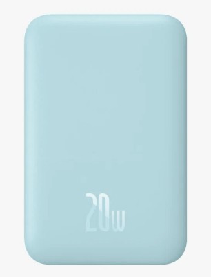 Powerbank с беспроводной зарядкой Baseus Magnetic Wireless 10000mAh 20W (PPCX030003) голубой Powerbank с беспроводной зарядкой Baseus Magnetic Wireless 10000mAh 20W (PPCX030003) голубой