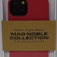Накладка для i-Phone 13 K-Doo Mag Noble кожаная красная
