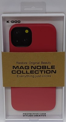 Накладка для i-Phone 13 K-Doo Mag Noble кожаная красная Накладка для i-Phone 13 K-Doo Mag Noble кожаная красная