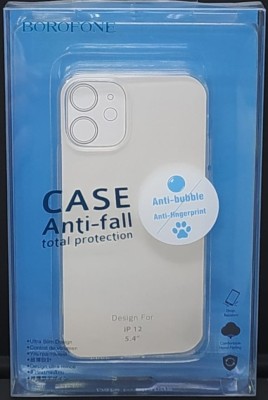Накладка для i-Phone 12 mini 5.4&quot; Borofone Ice series силикон прозрачный Накладка для i-Phone 12 mini 5.4" Borofone Ice series силикон прозрачный